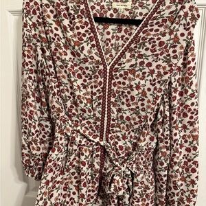 Madewell Floral Print Dress